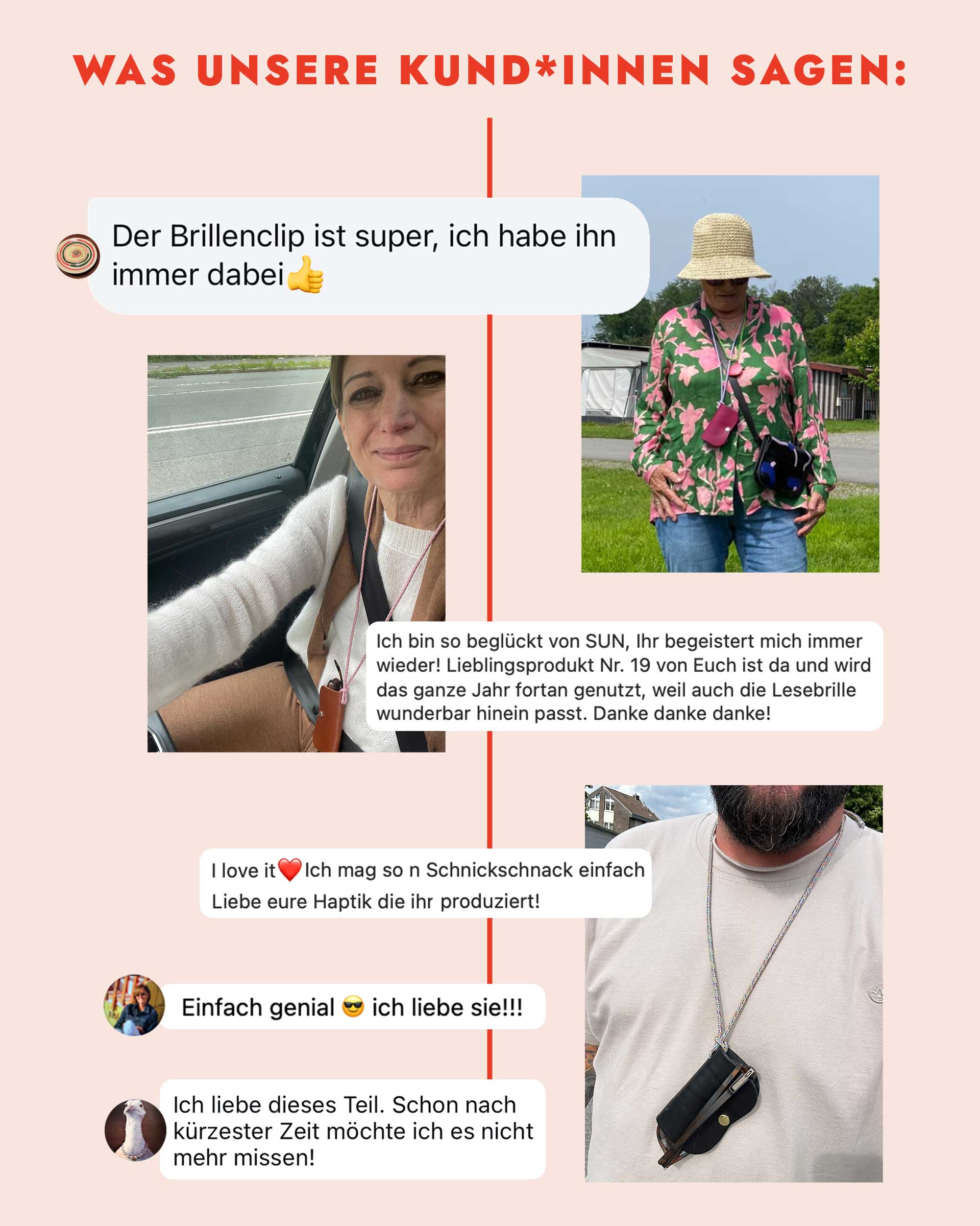 Brillenetui SUN zum Umhängen