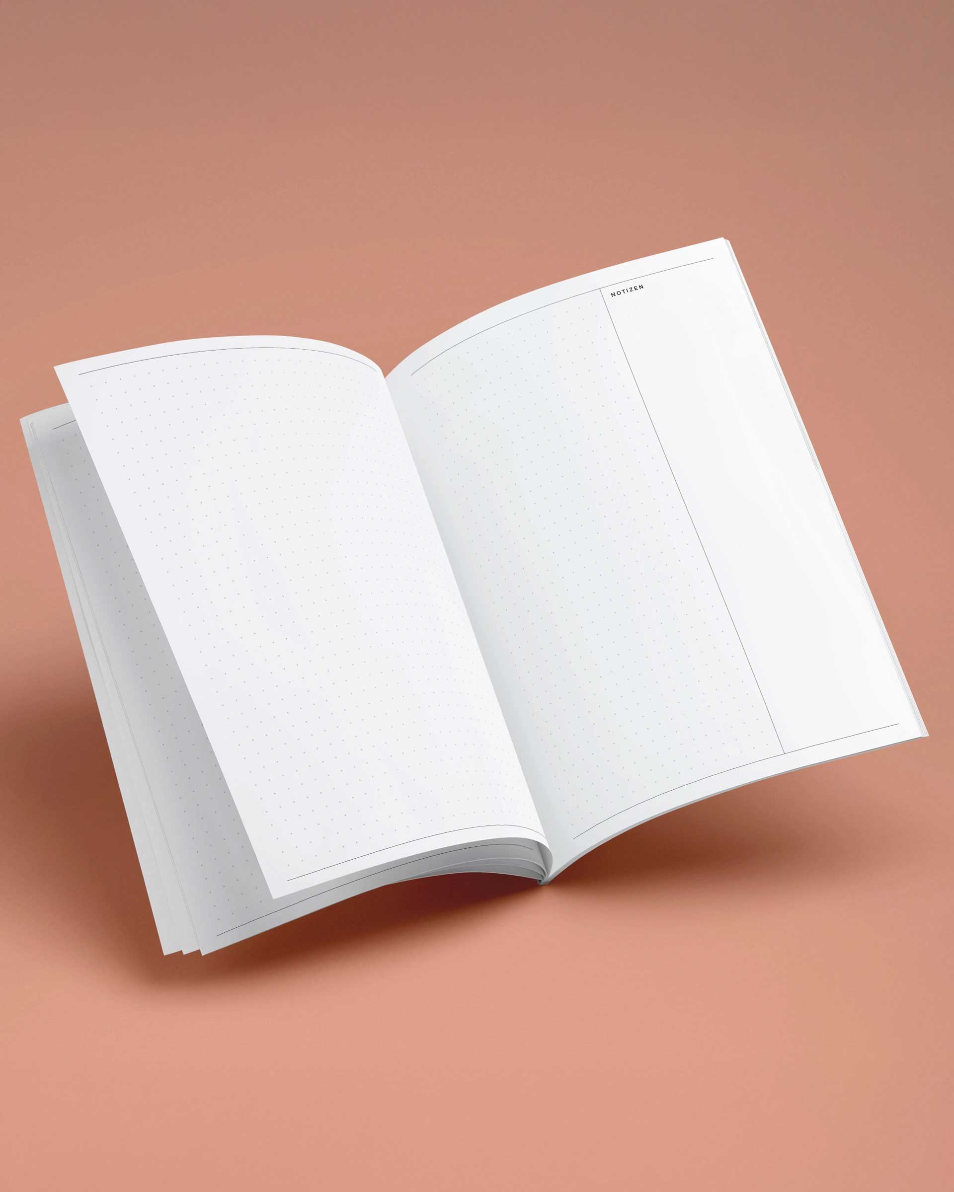 NOTIZHEFT A4 Dotted