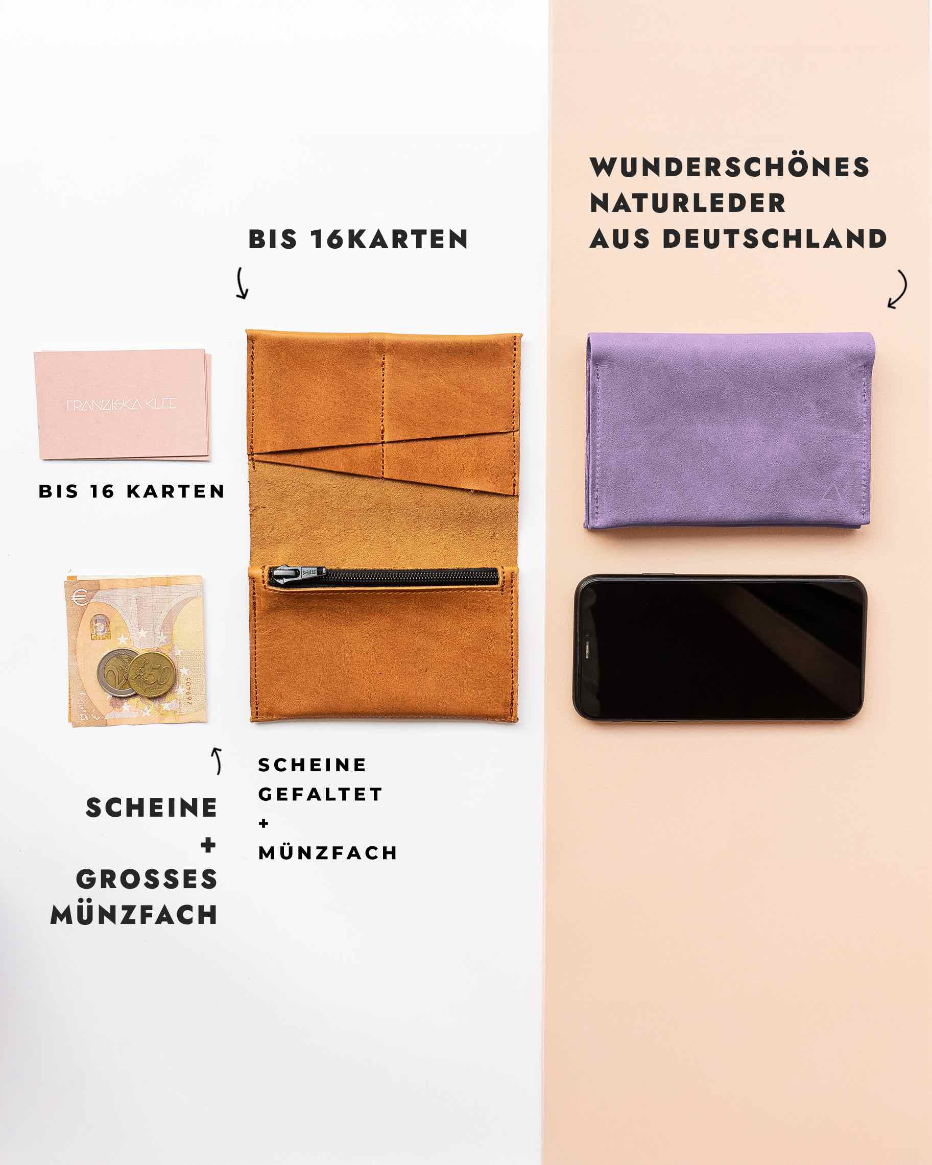 Portemonnaie OLI LARGE | schwarz geölt (sofort versandbereit)