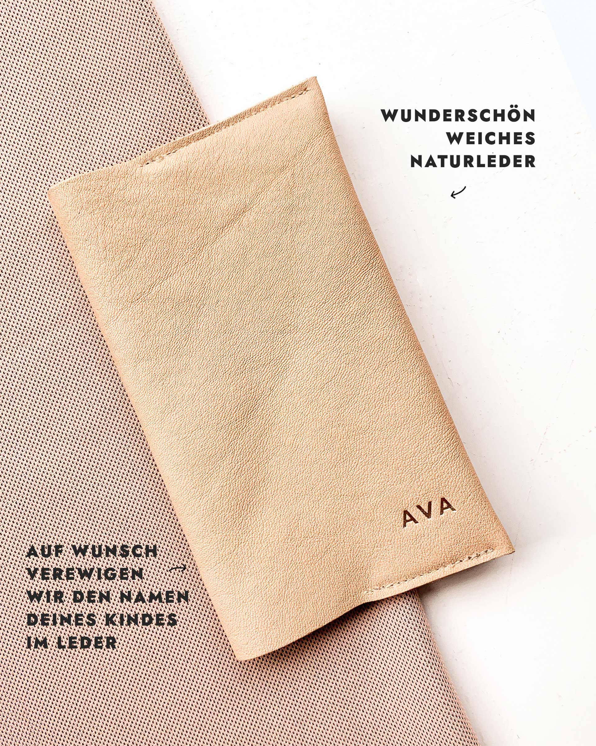 Mutter-Kind-Pass Lederhülle EVE (Österreich)
