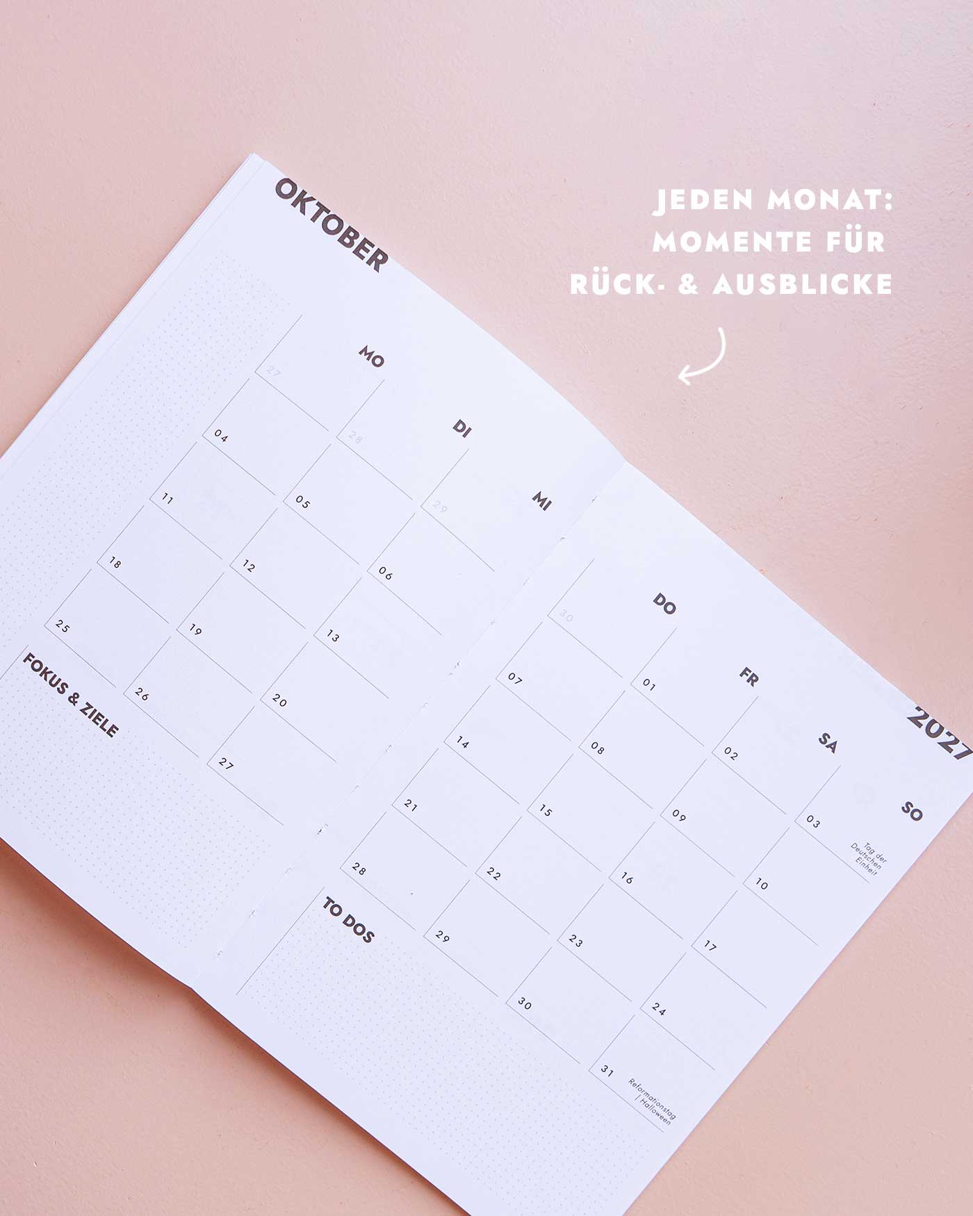 JAHRESKALENDER 2027 A5