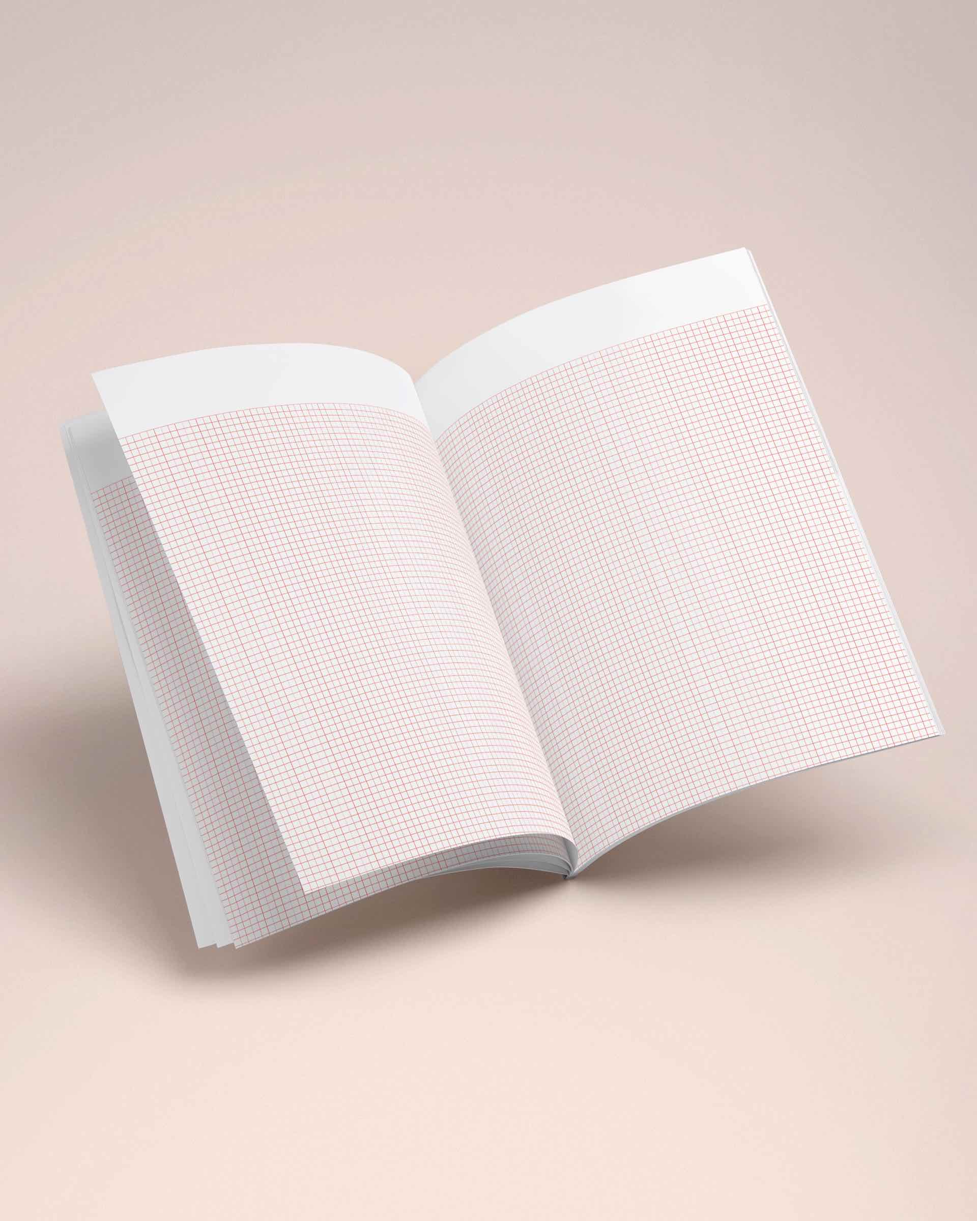 NOTIZHEFT A5 Feinkariert