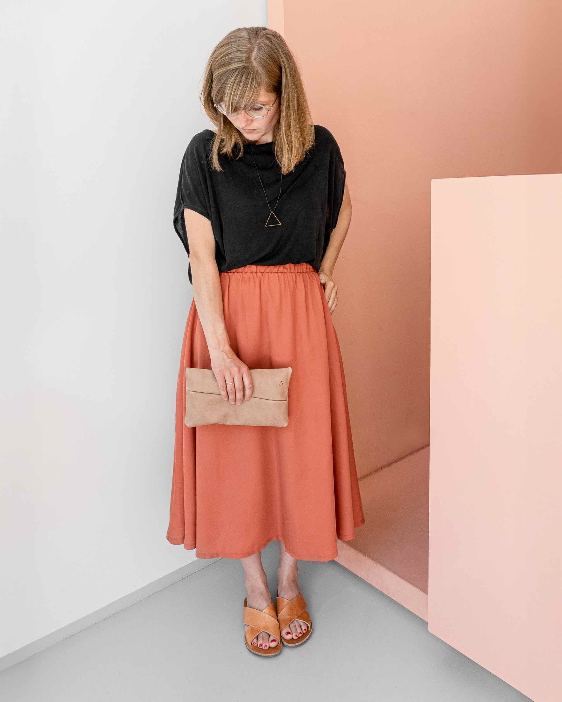 2-in-1-Tasche ISA / hellbraun