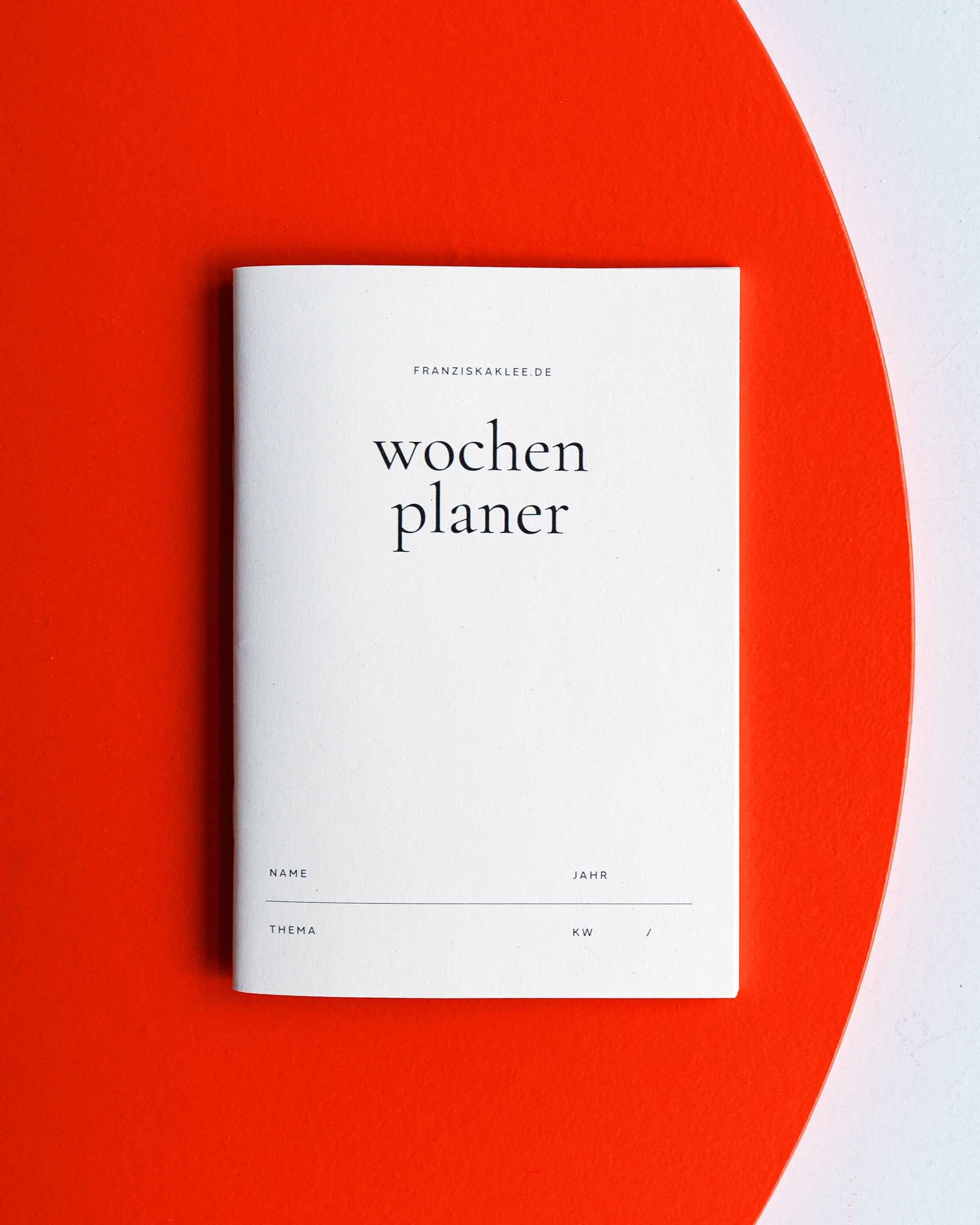 WOCHENPLANER A6