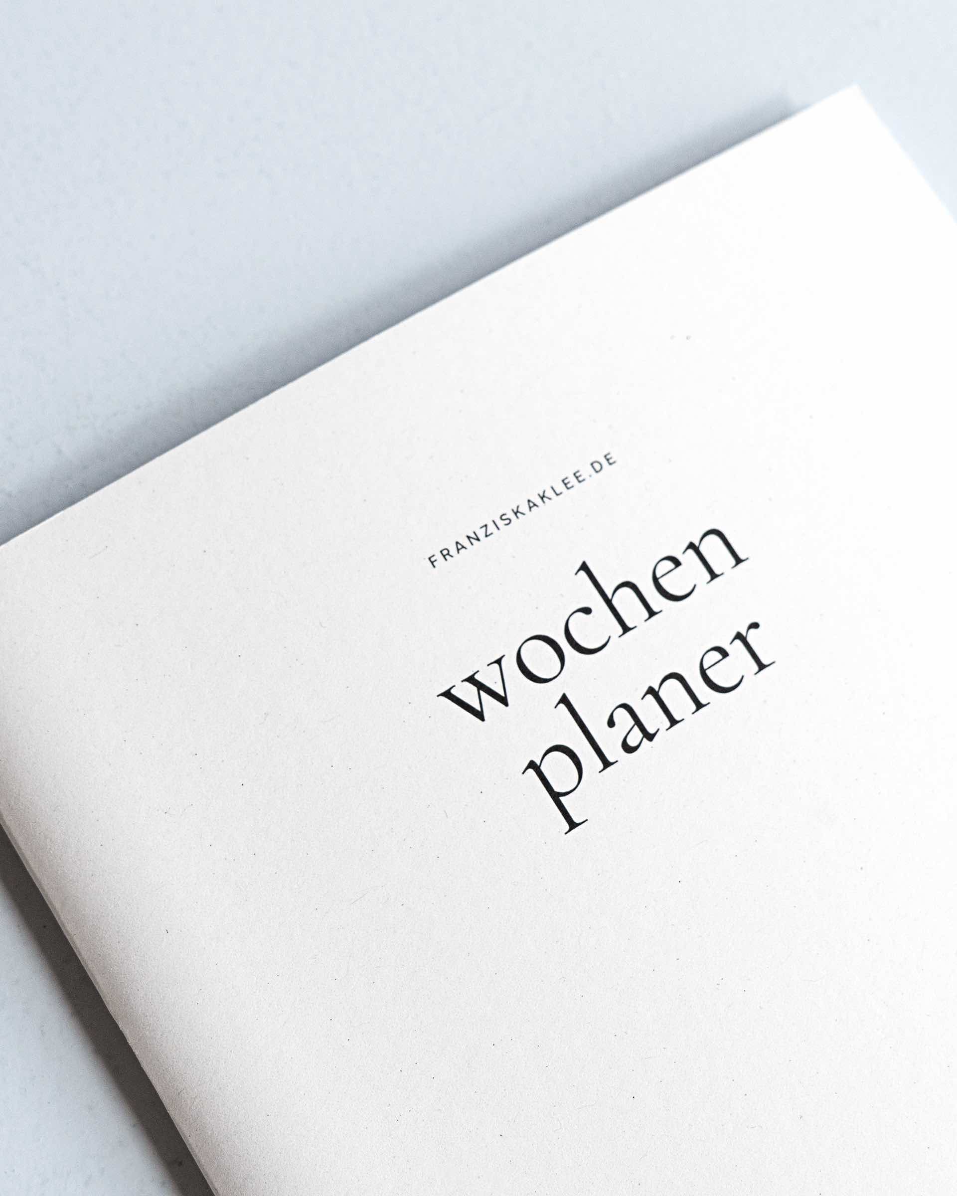 WOCHENPLANER A5