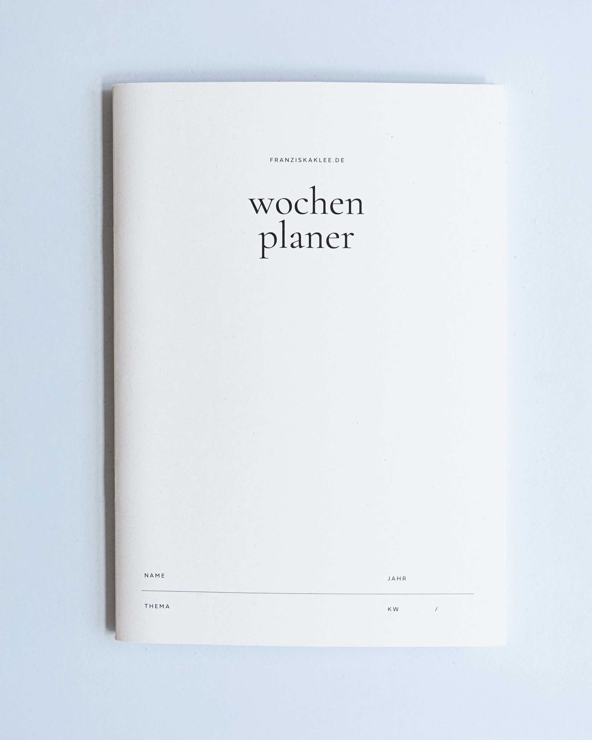WOCHENPLANER A5