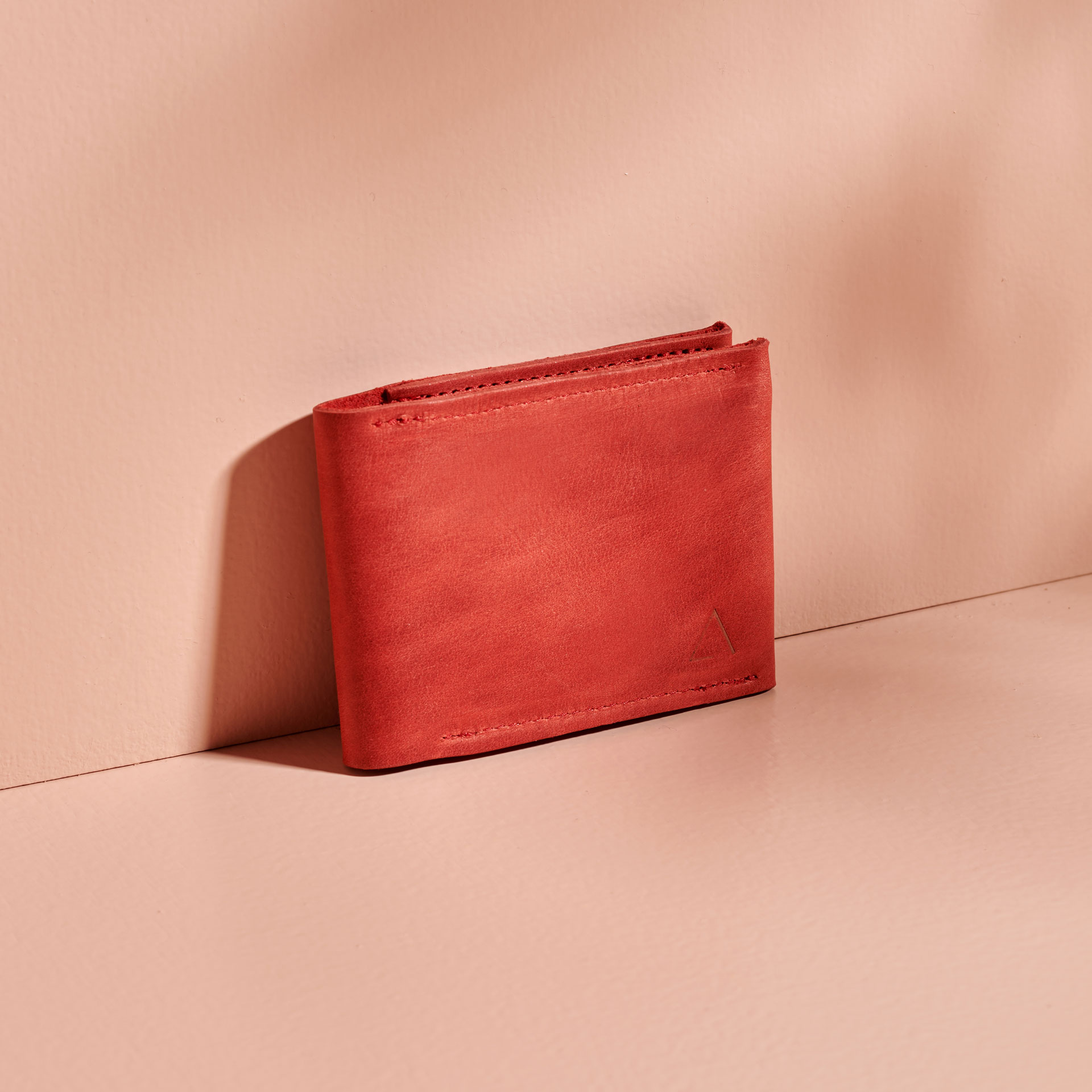 Portemonnaie OLI SMALL rot aus nachhaltigem Naturleder