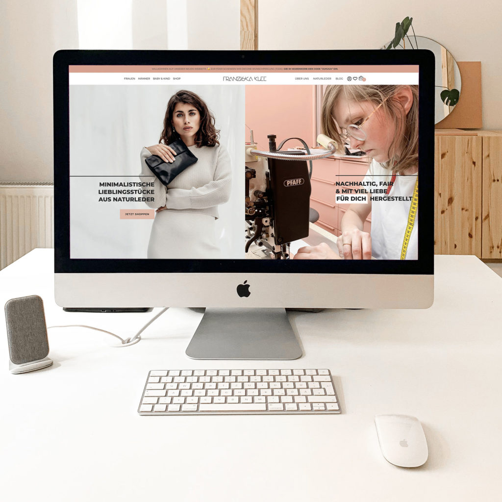 Neue Website von Franziska Klee