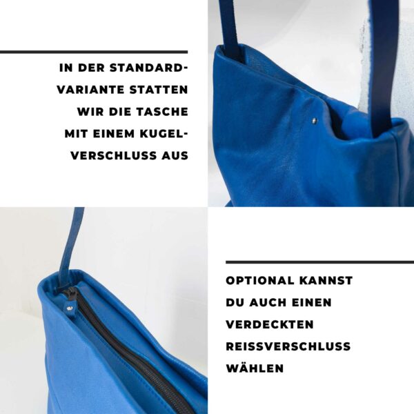 Hobo Umhängetasche FUF / royalblau – Bild 5