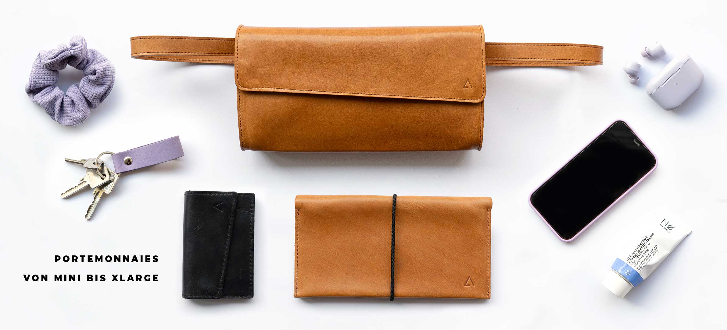 Crossbody Bag Tea bietet Platz für deine wichtigsten Essentials wie Handy, Portemonnaie und Schlüssel.